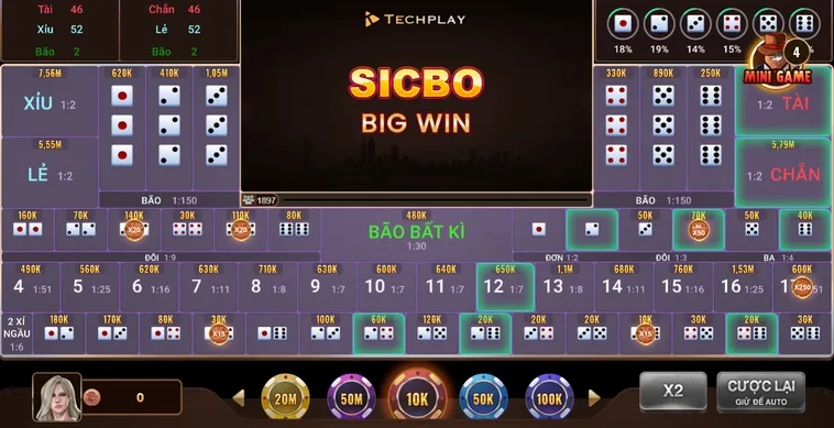 Sicbo BigWin Tại BomWin Chiến Thuật Đoán Điểm Xú Xắc Nhận Tiền Vàng Khủng