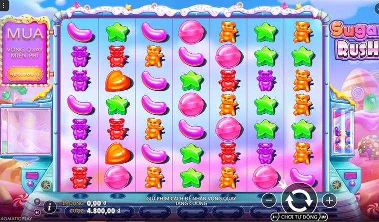 Slot Game Sugar Rush Tại BomWin Chiến Thuật Định Vị Điểm Vàng Săn Quỹ Jackpot